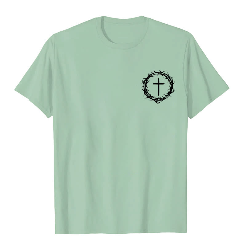 Christianartworkshop A Lot Can Happen In 3 Days Thorn Crown Cross Unisex T-shirt