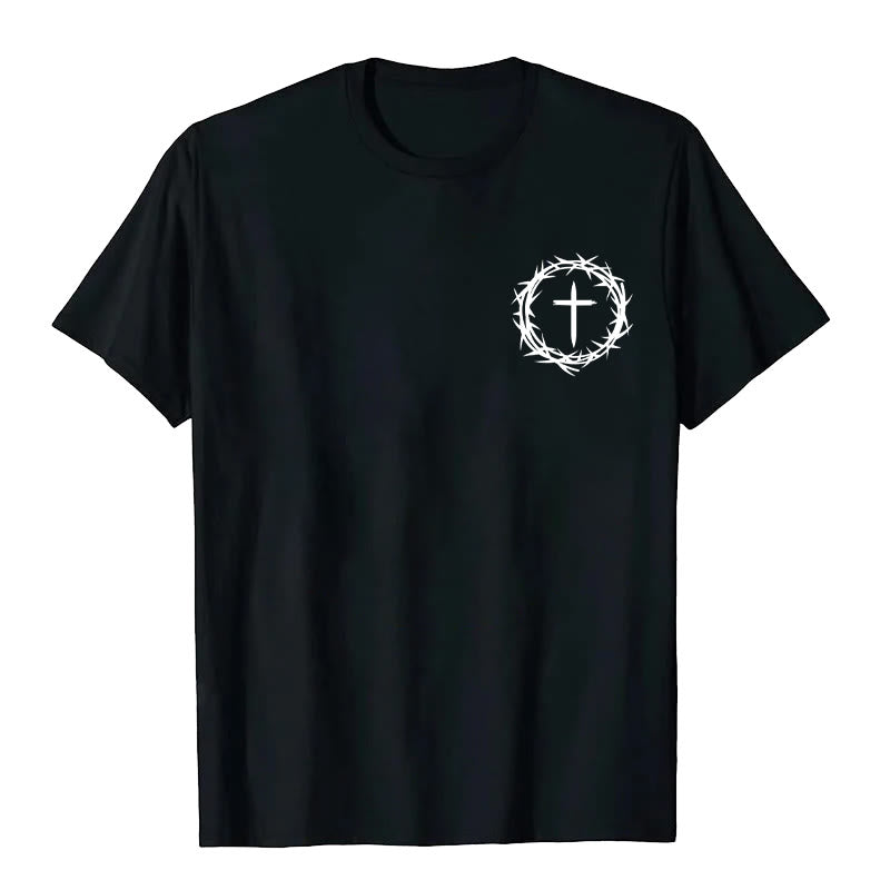 Christianartworkshop A Lot Can Happen In 3 Days Thorn Crown Cross Unisex T-shirt