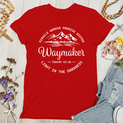 Christianartworkshop Waymaker Inspirational Women's T-shirt