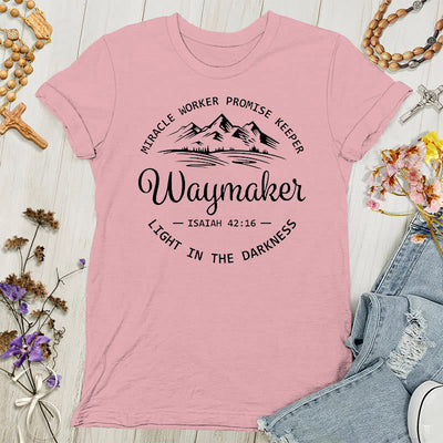 Christianartworkshop Waymaker Inspirational Women's T-shirt