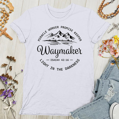 Christianartworkshop Waymaker Inspirational Women's T-shirt