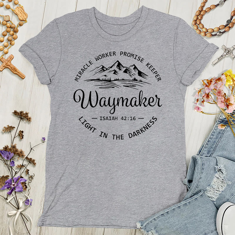 Christianartworkshop Waymaker Inspirational Women's T-shirt