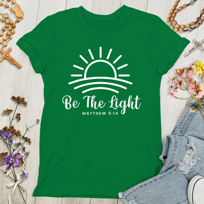 Christianartworkshop Be the Light Sunrise Women's T-shirt