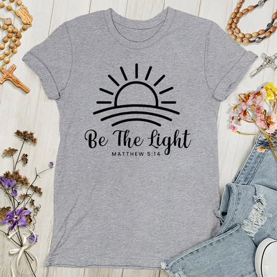 Christianartworkshop Be the Light Sunrise Women's T-shirt