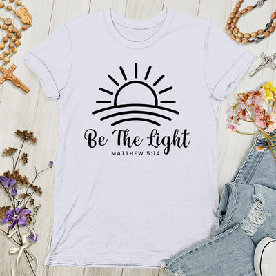 Christianartworkshop Be the Light Sunrise Women's T-shirt
