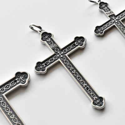 Christianartworkshop Retro Sterling Silver Amulet INRI Cross Pendant Necklace: A Emblem of Grace