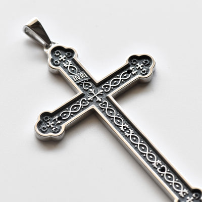 Christianartworkshop Retro Sterling Silver Amulet INRI Cross Pendant Necklace: A Emblem of Grace