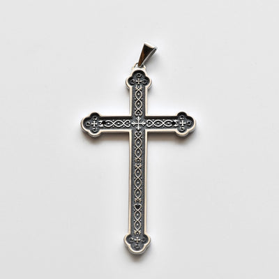 Christianartworkshop Retro Sterling Silver Amulet INRI Cross Pendant Necklace: A Emblem of Grace
