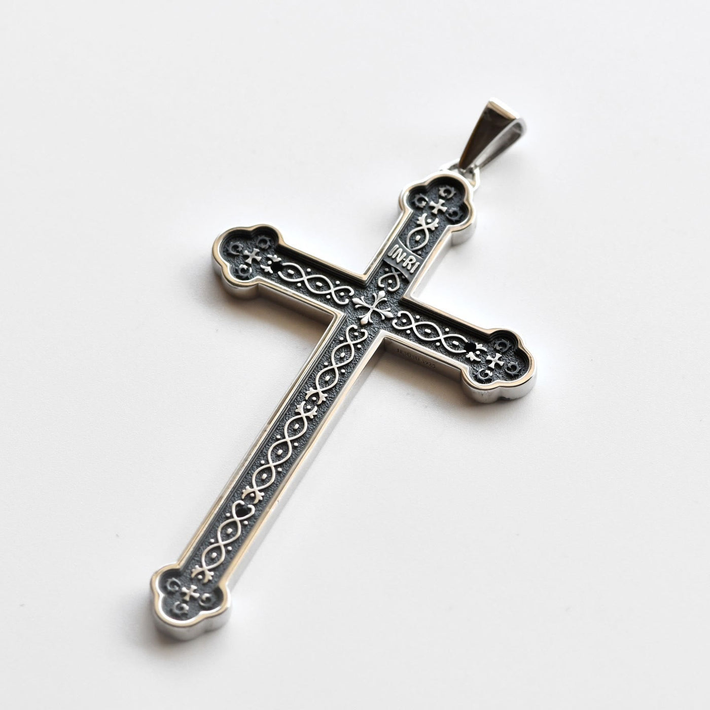 Christianartworkshop Retro Sterling Silver Amulet INRI Cross Pendant Necklace: A Emblem of Grace