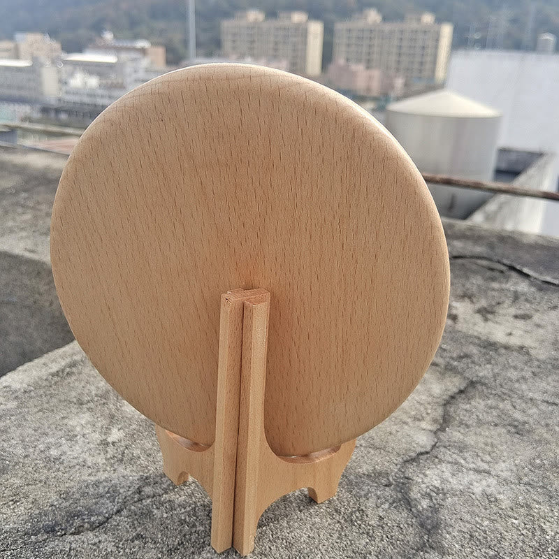 Christianartworkshop Faith-Inspired Sacred Heart of Jesus Garden Prayer Relief Ornament