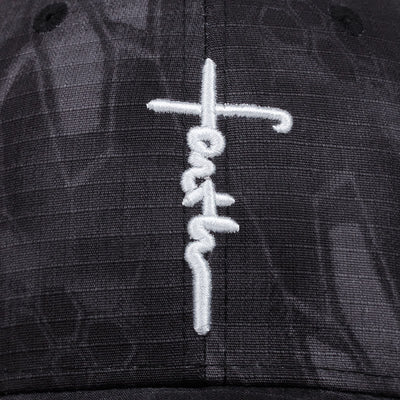 Christianartworkshop Embroidered Faith Cross Baseball Cap: Wear the Armor of Belief