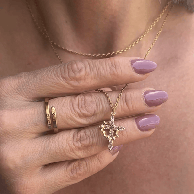 FREE Today: Modern Crowned in Faith Cross Necklace, Earrings