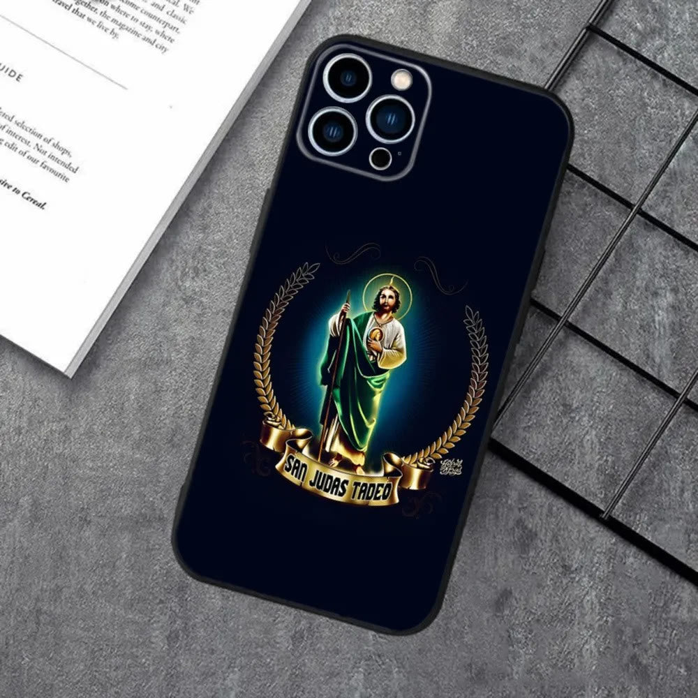 Christianartworkshop Holy Jesus Classic Art Phone Case: Sacred Design and Peace
