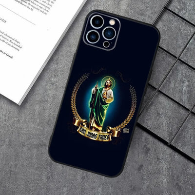Christianartworkshop Holy Jesus Classic Art Phone Case: Sacred Design and Peace