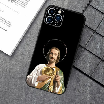 Christianartworkshop Holy Jesus Classic Art Phone Case: Sacred Design and Peace