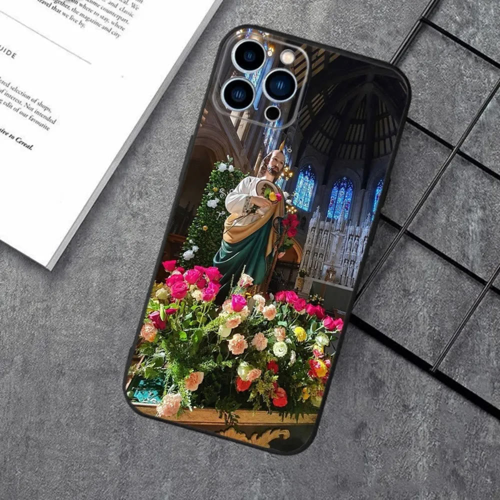 Christianartworkshop Holy Jesus Classic Art Phone Case: Sacred Design and Peace