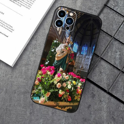 Christianartworkshop Holy Jesus Classic Art Phone Case: Sacred Design and Peace
