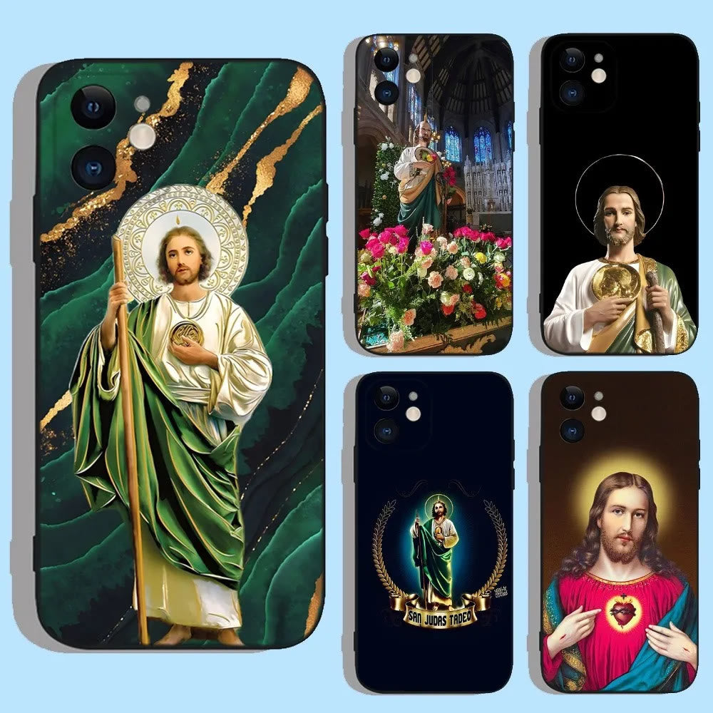 Christianartworkshop Holy Jesus Classic Art Phone Case: Sacred Design and Peace