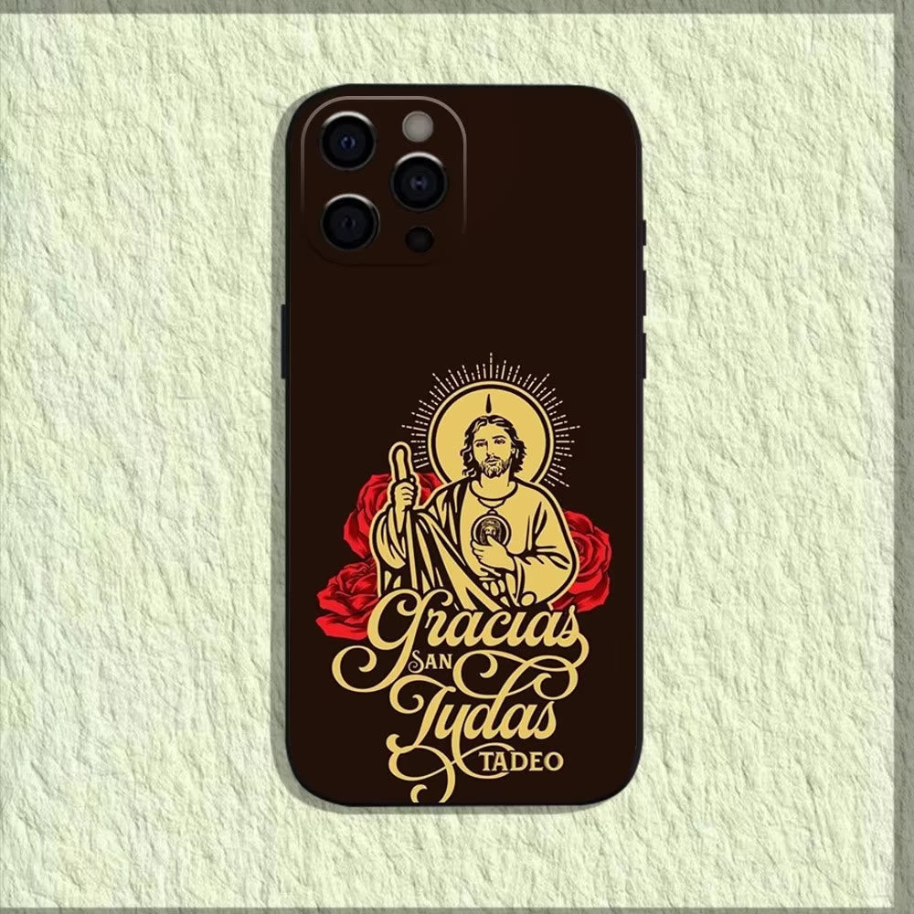 Christianartworkshop Saintly Jesus Holy Image Phone Case: A Symbol of Faith and Protection