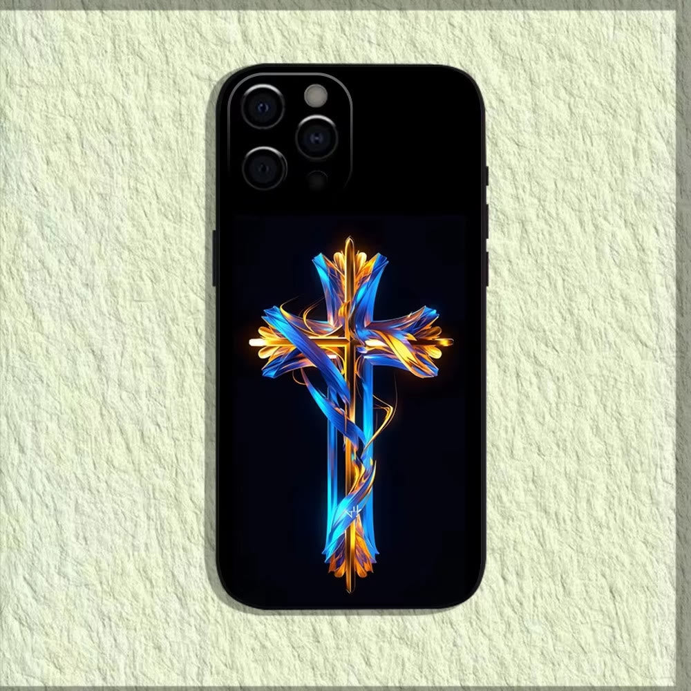 Christianartworkshop Saintly Jesus Holy Image Phone Case: A Symbol of Faith and Protection