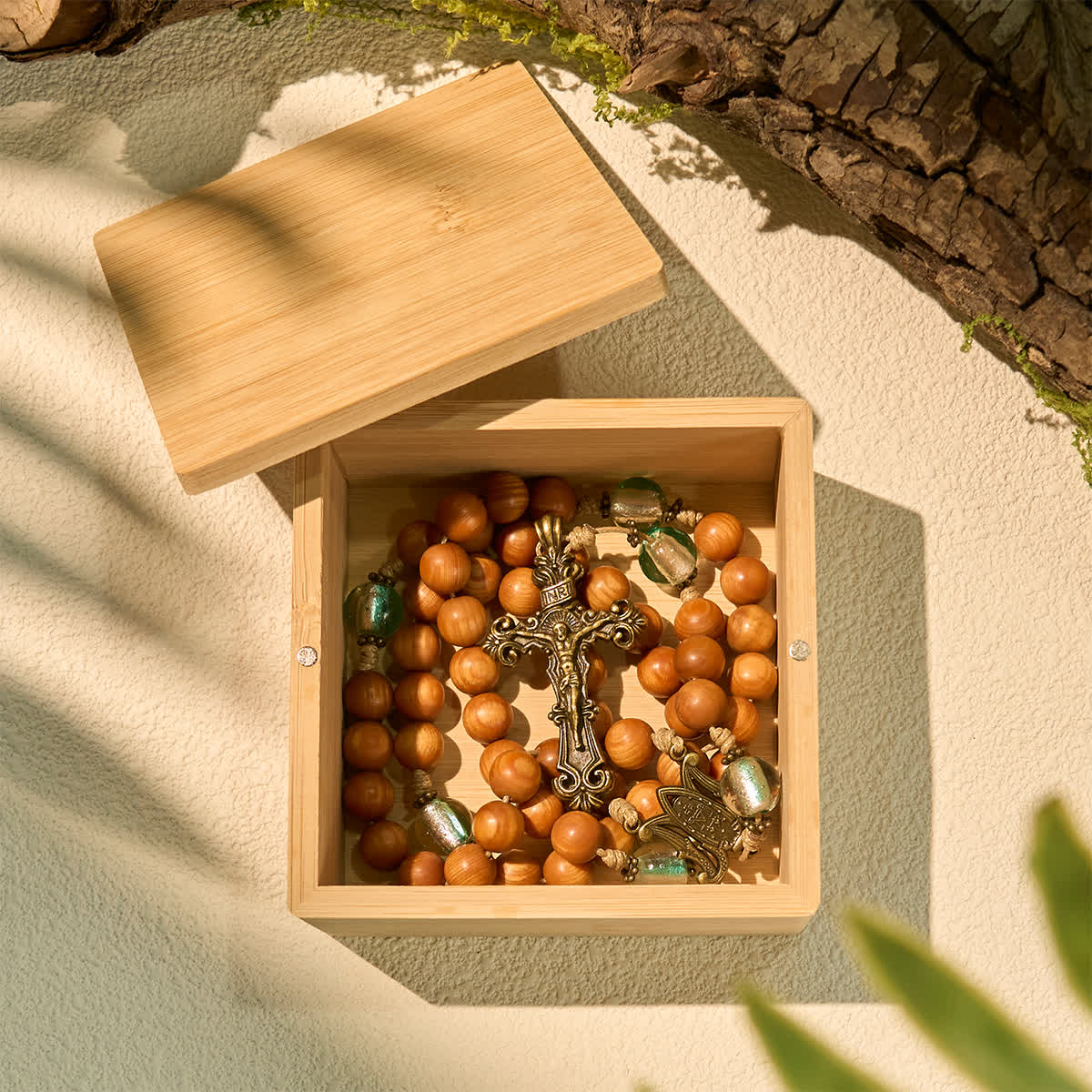 Christianartworkshop Sacred Rosary Wood Gift Box