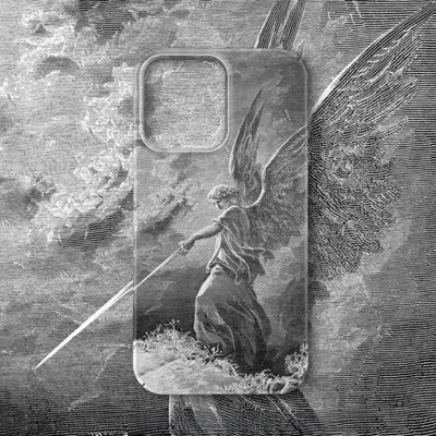 Christianartworkshop Guardian Archangel St. Michael Phone Case: Inspiring Biblical Scene