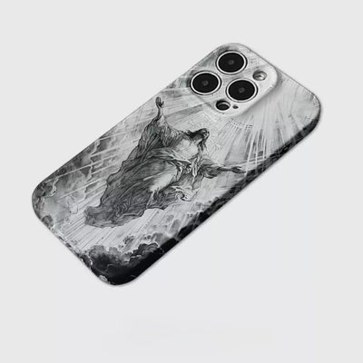 Christianartworkshop Heaven's Radiance Ascension of Christ Phone Case: Symbol of Eternal Hope