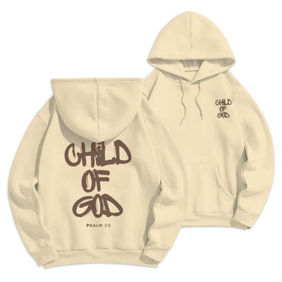 Christianartworkshop Faith Graffiti Child of God Fleece Lined Polyester Hoodie