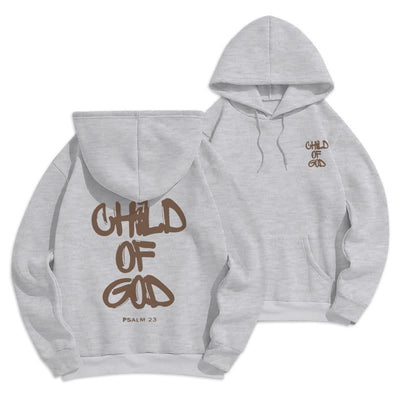 Christianartworkshop Faith Graffiti Child of God Fleece Lined Polyester Hoodie