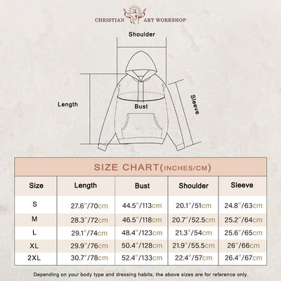 Christianartworkshop Quotation Style Bold Faith in Philippians 413 Fleece Lined Polyester Hoodie