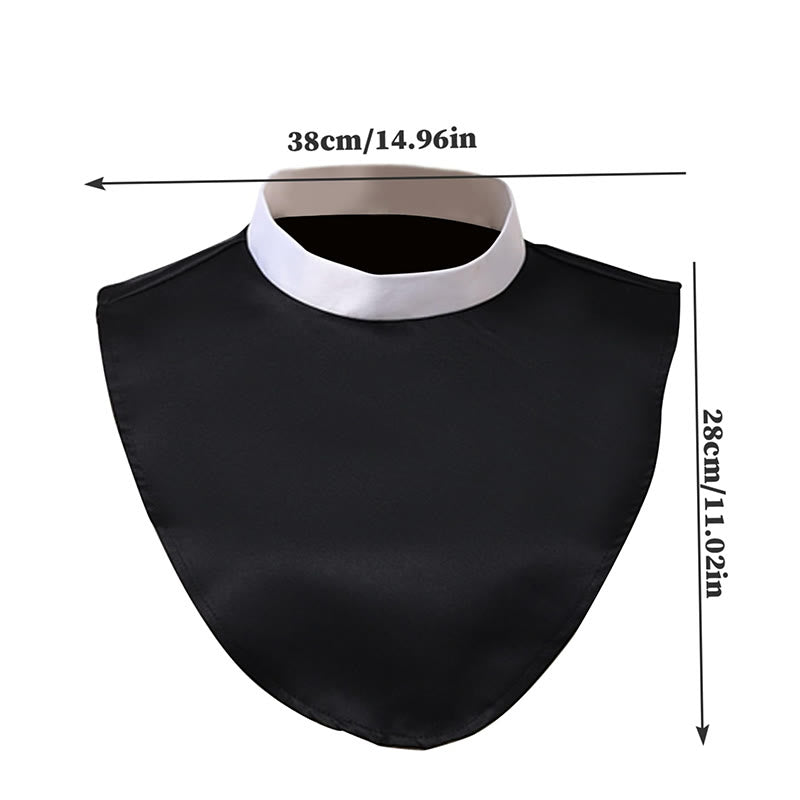 Christianartworkshop Unisex Soft Comfortable Clergy Tab Collar with Insert for Various Activities