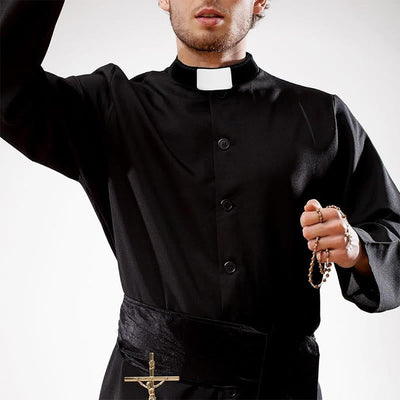 Christianartworkshop Unisex Soft Comfortable Clergy Tab Collar with Insert for Various Activities