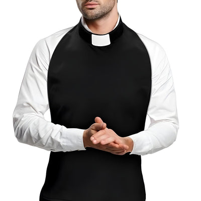 Christianartworkshop Unisex Soft Comfortable Clergy Tab Collar with Insert for Various Activities