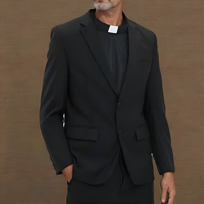 Christianartworkshop Unisex Soft Comfortable Clergy Tab Collar with Insert for Various Activities