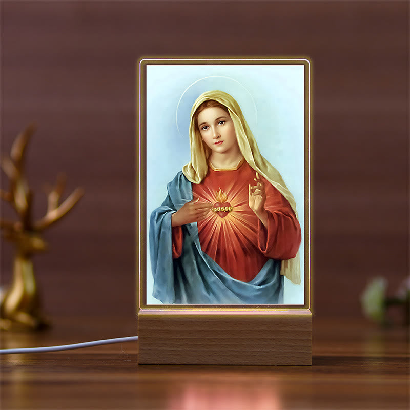 Christianartworkshop Sacred Art Religious Icon Warm Glow Night Light: Carry Presence Every Night