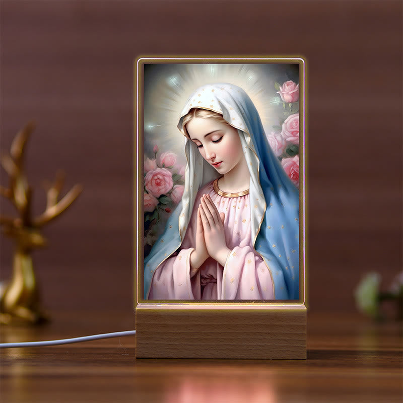 Christianartworkshop Sacred Art Religious Icon Warm Glow Night Light: Carry Presence Every Night