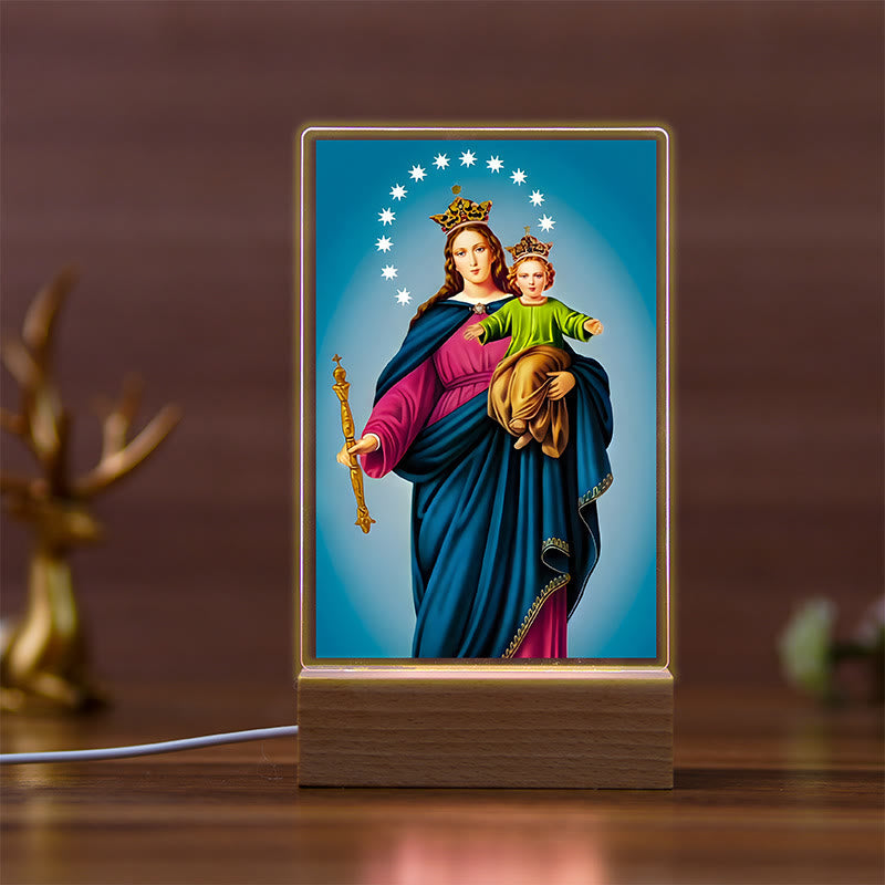 Christianartworkshop Sacred Art Religious Icon Warm Glow Night Light: Carry Presence Every Night