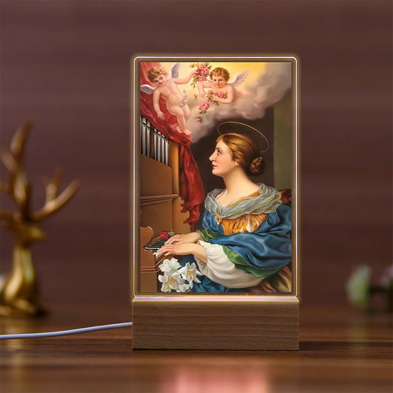 Christianartworkshop Sacred Art Religious Icon Warm Glow Night Light: Carry Presence Every Night