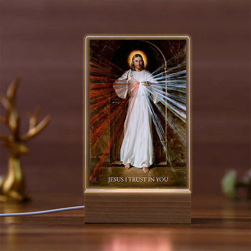 Christianartworkshop Sacred Art Religious Icon Warm Glow Night Light: Carry Presence Every Night