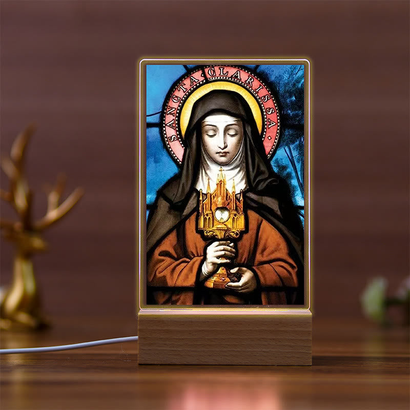 Christianartworkshop Sacred Art Religious Icon Warm Glow Night Light: Carry Presence Every Night