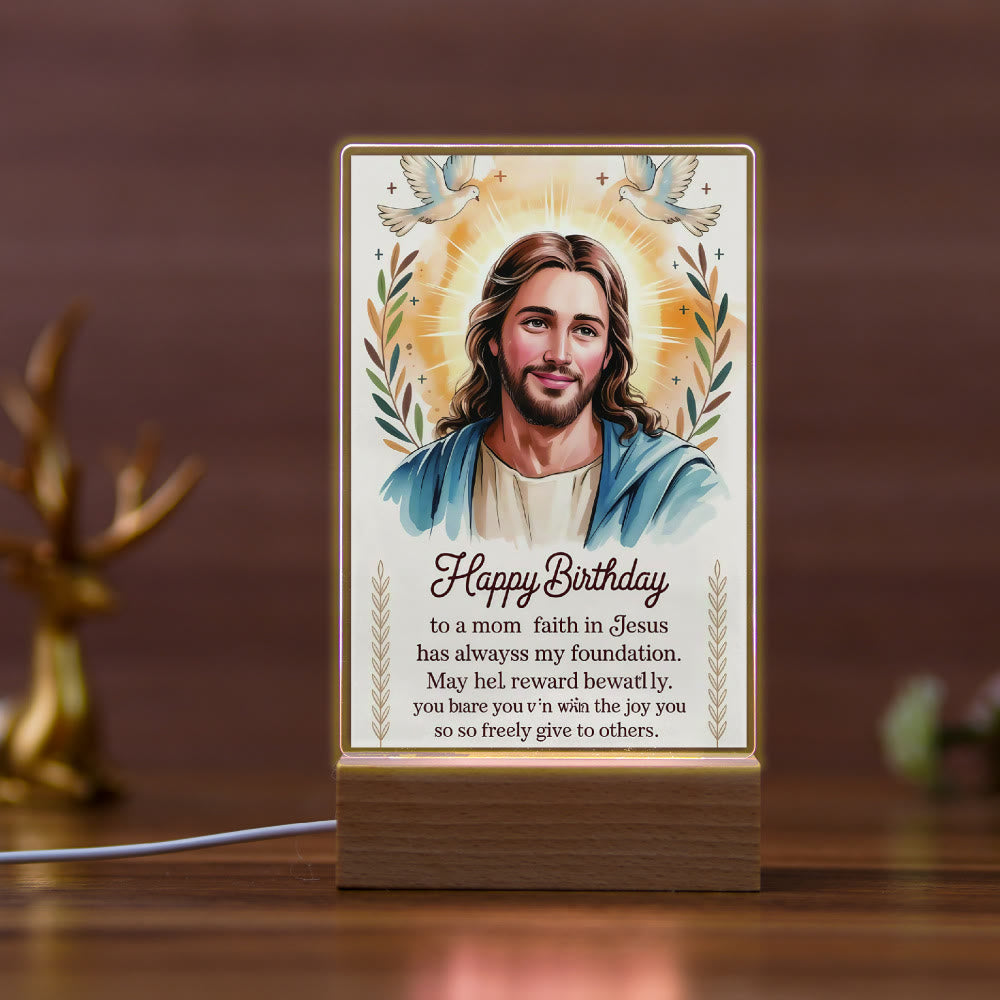 Christianartworkshop Jesus & Mary Religious Night Light: Inherit Blessed Spiritual Legacy