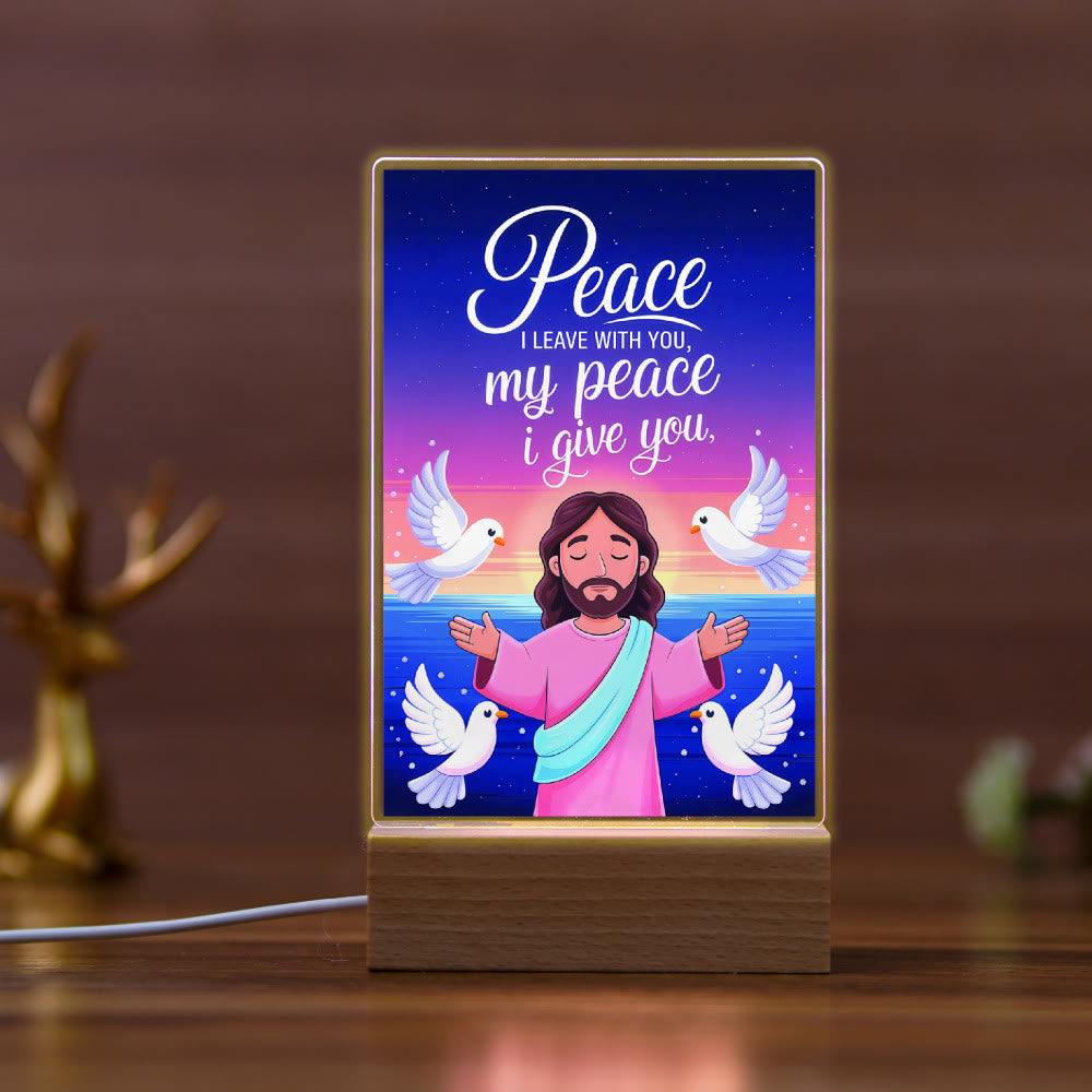 Christianartworkshop Jesus & Mary Religious Night Light: Inherit Blessed Spiritual Legacy