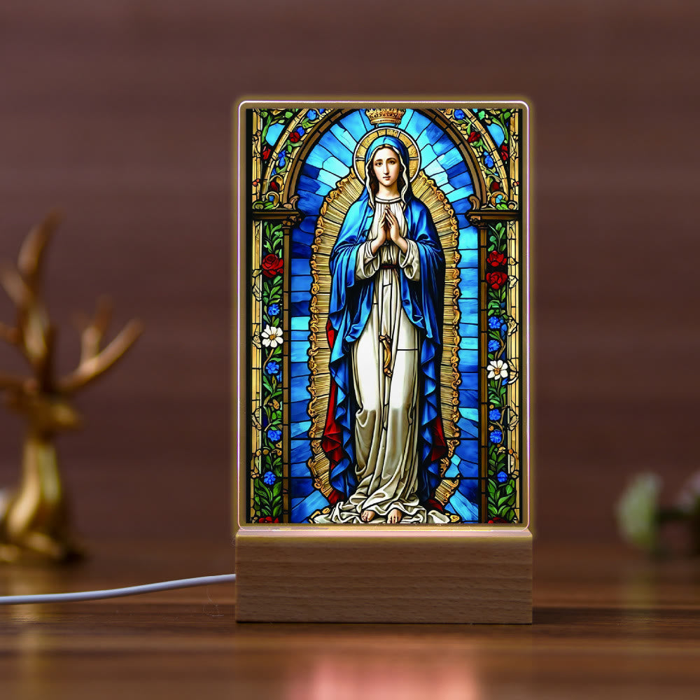 Christianartworkshop Jesus & Mary Religious Night Light: Inherit Blessed Spiritual Legacy