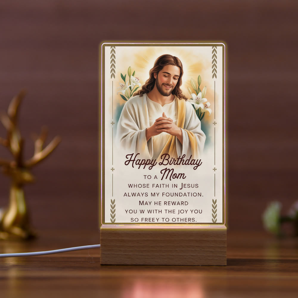 Christianartworkshop Religious Jesus Icon Healing Scene Night Light: Art & Natural Beauty