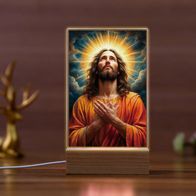 Christianartworkshop Religious Jesus Daily Affection Night Light: Warm Glow & Loving Message