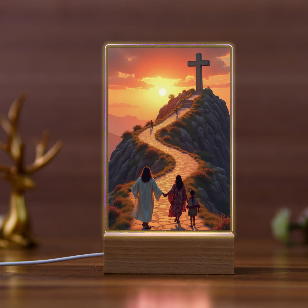Christianartworkshop Religious Jesus Daily Affection Night Light: Warm Glow & Loving Message