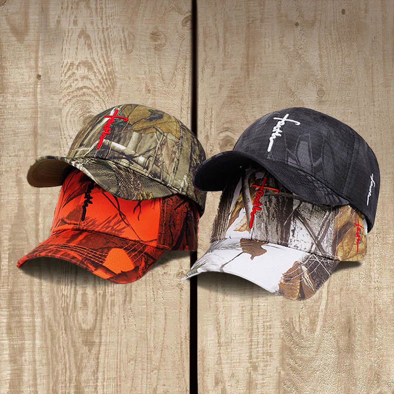 Christianartworkshop Embroidered Faith Cross Baseball Cap: Wear the Armor of Belief