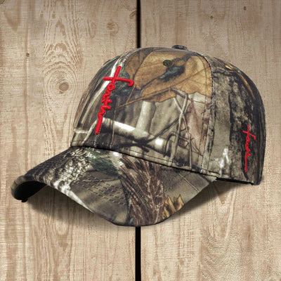 Christianartworkshop Embroidered Faith Cross Baseball Cap: Wear the Armor of Belief