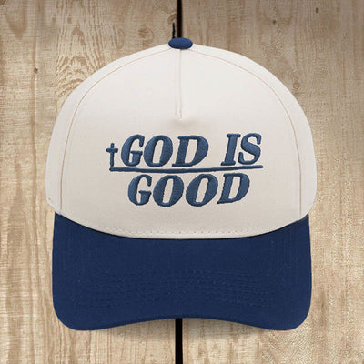 Christianartworkshop God Is Good Two-Tone Baseball Cap: Faith Worn Boldly