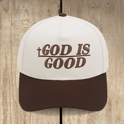 Christianartworkshop God Is Good Two-Tone Baseball Cap: Faith Worn Boldly